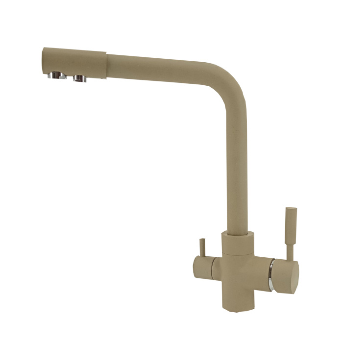 Kitchen Faucet mod. A-103-OAT STONE (HOT-COLD-RO)
